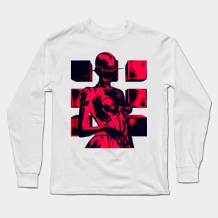 Pixel Cyborg 03 Long Sleeve T-Shirt